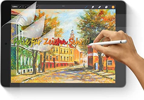 SUEEWE 3 Pack Paper Screen Protector for iPad (10.2-Inch, 2021/2020/2019 Model, 9th/8th/7th Generation), Matte PET Film for Drawing and Writing, Anti Glare