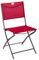 Hespéride - Lot de 4 Chaises de Jardin Pliantes Modula Grenade - Acier Traité Epoxy Texaline - Dim 46 x 52 x 87 cm - Meuble d'Extérieur Pliable