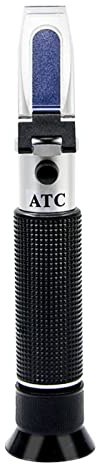 BOROCO Hund Katze Refraktometer Haustierurin Spezifisches Gewicht Refraktometer Serum Plasma Protein 2~14g/dl Klinisches Tierrefraktometer für Tierärzte und Tierhalter