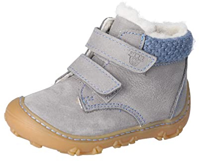 RICOSTA Jungen Winterstiefel NICO,Kinder Lauflernschuhe,WMS:Weit,terracare,Barfuß-Schuh,gefüttert,Winterboots,warm,Graphit (450),26 EU