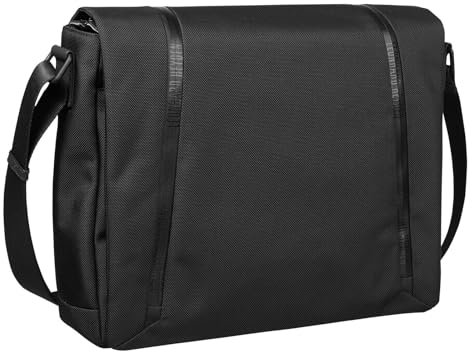 Leonhard Heyden Schultertasche Laptoptasche mit Laptopfach Helsinki Shoulder Bag Black schwarz