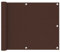 HOMIUSE 75x500 cm Balkon Sichtschutz Garten Sichtschutz Terrasse Balkon Regenschutz Privacy Balkonverkleidung Windschutz Balkon Balcony Privacy Screen Braun