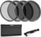 Neewer 77 mm ND-Objektivfilter-Set: ND2, ND4, ND8, ND16, Objektivreinigungsstift, Filtertasche, Neutraldichtefilter und Zubehör-Set, kompatibel mit Canon, Nikon, Sony, Panasonic, DSLR-Kameras mit
