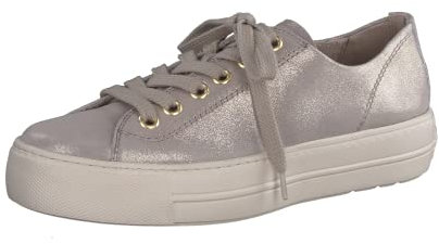 Paul Green Damen SUPER Soft Pauls, Frauen Bequemschuhe,schnürschuhe,schnürer,bequem,Schnuerschuhe,Schnuerer,Beige Metallic (Cachemire),41 EU / 7.5 UK