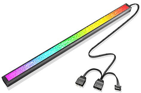 CAM2 ARGB Fall Licht Streifen 5v, Sound Effekt synchrone LED gebrochene Bohr Licht Streifen, Desktop Computer Fall dekorative Licht Streifen, Spiel Computer Licht Streifen, 30cm…