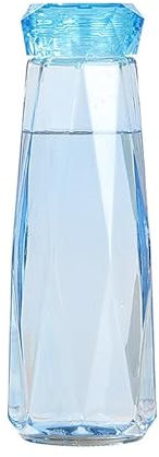 YAMSLAM Bouteille d'eau en verre sans plomb résistant à la chaleur portable pour le transport des boissons en plein air