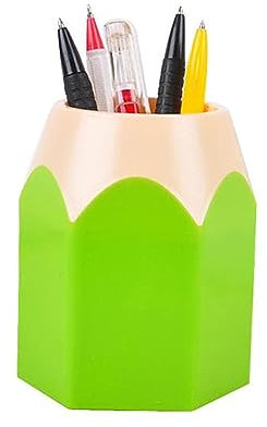 MOFIC Stifteköcher, Stifteköcher aus Kunststoff, Stiftehalter, Stiftehalter, Stiftehalter, Stiftehalter, Schreibwaren-Aufbewahrung, Organizer, Schreibtisch-Organizer (grün)