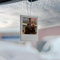 Pahdecor Cadre photo en acrylique personnalisé pour accrocher des photos, texte, voiture pour rétroviseur, accessoire pour la Saint-Valentin, cadeau d'anniversaire (sans parfum)