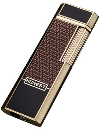 IMOCKA Briquet en Métal Vintage, Multi-fonctionnel, Rechargeable, Durable, Coupe-Vent, Color : B