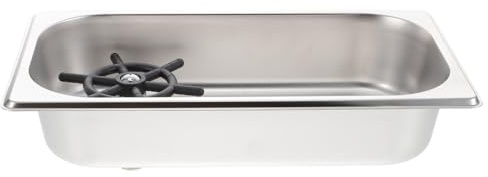 Edelstahl Glasreiniger mit Hochdruck für Riegel und Küche | 1 Satz, Silikon Schlauch, Schnell und Robust, für Gläser und Flaschen, Silbern