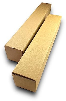 Versandhülsen Verpackungsrohr Faltkarton Versandkarton aus starker Wellpappe, Versandrolle, 715x105x105 mm, Versandrohr, Versandhülsen eckig, Versandrolle (10)