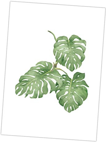 ABOOFAN Green Houseplant Decorative Painting 30x21cm Fabric Wall Art Home Decor Wall Decorations