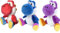 Ferro Stars Plüschfigur Kompatibel Yoshi Plüschfigur,3 er Set Farbe Rot,Blau,Lila 30cm, kuschelweich, Dinosaurier, Kuscheltier,Plush ab den ersten Lebensmonaten geeignet