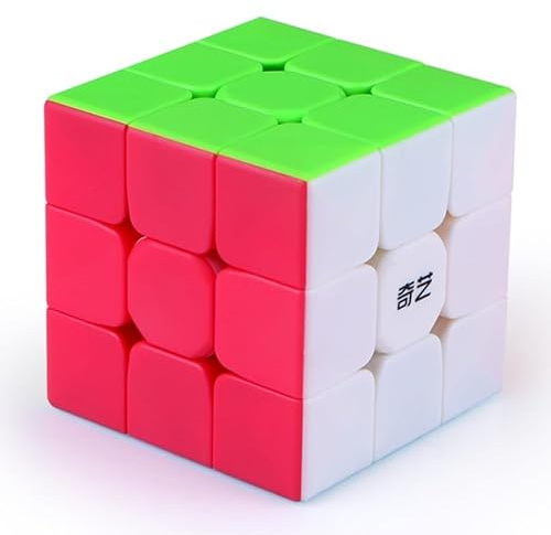 Bukefuno QY 3x3 Zauberwürfel Stickerlos Speed Magic Cube Puzzle QY 3x3x3 Puzzle Speed Würfel