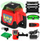 360° Rotary Laser Level Kit with 500m Range, Self-Leveling for Accurate Outdoor Construction Measurements