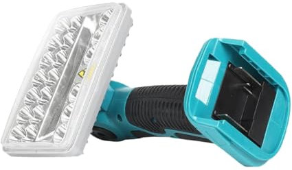 DIYEAH Lampe De Travail Portable Sur Pied Projecteur Extérieur Lampe De Travail Avec Dragonne Et Angle Réglable