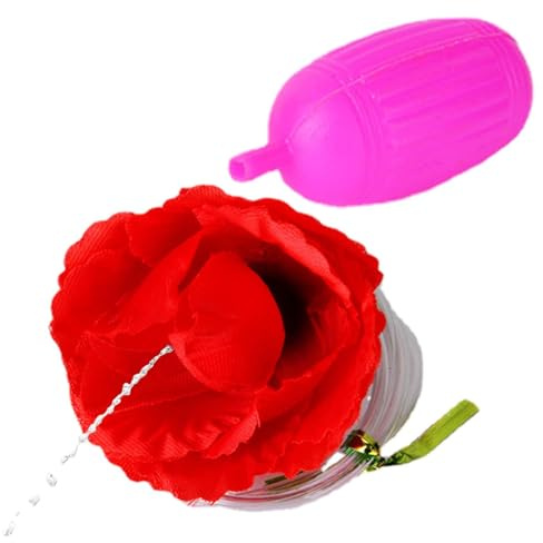 Bajbumgn Scherzartikel Spritzrose - Echte Rosenblüte Scherz | Realistisches Scherzartikel Mit Spaßfunktion Für Feste Events Halloween