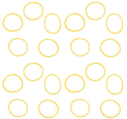 ROMISBABA Bandas Elásticas de Goma Ideales para Crear Bucles y Ondas Prácticas y Duraderas Resistentes al Calor para Peluquería en Salón o Casa