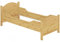Erst-Holz Seniorenbett extra hoch 120x200 Massivholz Kiefer Holzbett Einzelbett Gästebett 60.40-12 oR