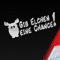 Hellweg Druckerei Gib Elchen eine Chance! Tuning Tier Auto Aufkleber Sticker Heckscheibenaufkleber