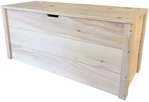 TOTAL WOOD 2012 Truhebank sitzbank sitztruhe truhen banktruhe aus Holz 150x40x45H cm.