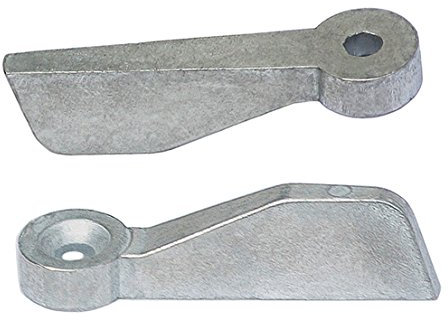 Vorreiber Türvorreiber Fenstervorreiber Fensterriegel (1, 50 x 16 Weiß)