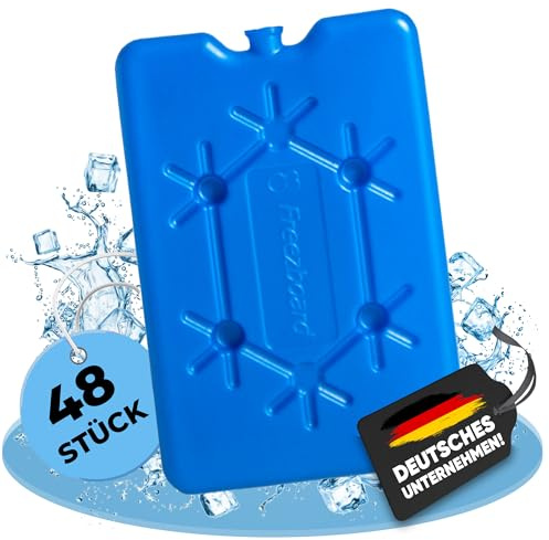 NEMT Flache Kühlakkus 200ml – Extra kompakte Kühlelemente – 48 Stück