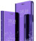 MLOTECH Cover Huawei Mate 20 PRO + [2 Pezzi] Proteggi Schermo Flip Traslucido Clear View Specchio Standing Anti Shock Placcatura Smart Protezione Blu Viola