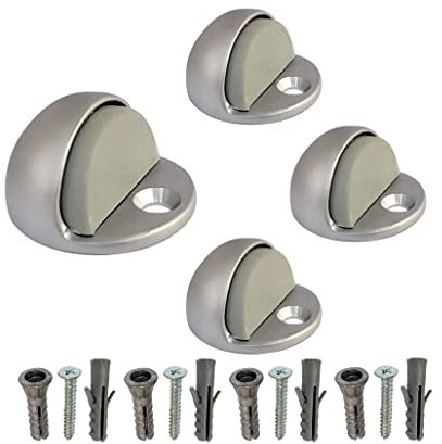 QCAA Solid Brass Surface Bolt, 3, Satin Nickel, 151 Pack, Made in Taiwan