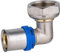 Coude femelle à sertir pour tube Multicouche - Filetage: 20x27 - Ø tube: 20