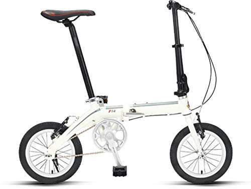 TYXTYX 14-Zoll Klappräder, Travel Faltrad, Camping Klapprad mit Tragegriff, Faltfahrrad für Herren und Damen,Geschwindigkeit Stoßdämpfungsfahrrad