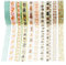 EXCEART 10 Rollen Papier Washi Tapes mit Hund Muster Selbstklebende Gold Folie Masking Tape Aufkleber Decals für DIY Handwerk Scrapbooking Tagebuch Alben Notebook Rolle