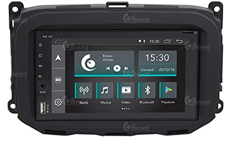 Jf Sound car audio system Autoradio Custom Fit per Alfa Romeo Giulietta Android GPS Bluetooth WiFi Dab USB Full HD Touchscreen Display 6,2