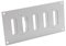 Schiebegitter aus Stahlblech - Weiß Lüftungsgitter Abluftgitter (200x100mm, Weiß)