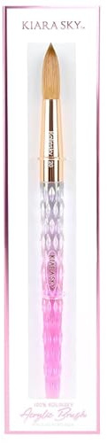 Professional Kolinsky Acrylic Nail Brush - Pink Si