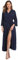 Teemie Damen Bademantel Leichter Morgenmantel Frauen Saunamantel Braut Und Trauzeugin Lang Kimono Hausmantel Schnell Trocknend Saugstark Reisebademantel Schlafanzug Stillnachthemd Blau XL