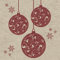 25 Servietten Weihnachten Kugeln mit Ornamente als Tischdeko. Papierservietten mit Motiv. Aus recyceltem Material ökologisch und nachhaltig 33x33cm