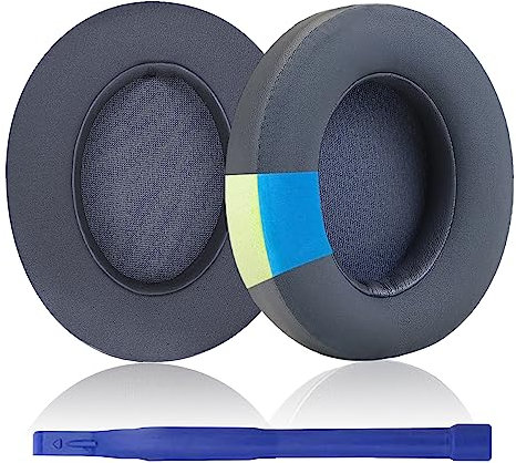 Aiivioll Replacement Cooling Gel Earpads Ear Cushions Pads Muffs Compatible with Beats by Dr.Dre Studio 2 Studio 3 B0500 B0501 Wired Wireless Over-Ear Headphones,with Acoustic Foam(Gray)