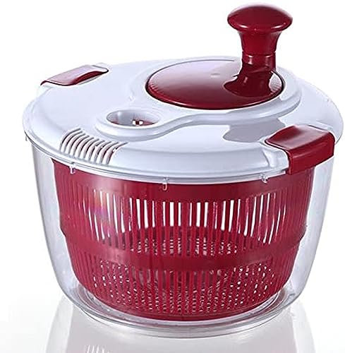 Centrifuga per Insalata Grande, Centrifuga per Lattuga Facile da Pulire, Frullatore per Lavainsalata Centrifuga Facile E Asciugatura Rapida, Centrifuga per Insalata Ideale per Frutta E Verdura, 26