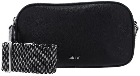 ABRO Unisex Tina Big Tasche, Schwarz/Nickel