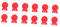 ifundom 12 STK Clownrote Nase Clownsnase Kostümzubehör Lustige Clownsnase Cosplay-Party-Clown-Nase Karneval Clownnasen Nase des Zirkusclowns Clown-Schuhe Abschlussball Kind Vinyl-Material