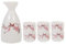 GOOHOCHY Set mit Sake-Bechern und Sake-Topf Keramik-Sake-Serviertopf Sake-Becher für Sake-Wein japanischer Stil