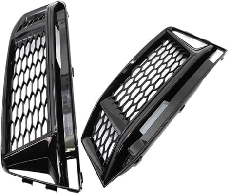 Kühlergrille Für S4 A4 B9 Für S-Linie 2016-2018 Auto Stoßstange Nebel Licht Kühlergrill Auto Front Grill Mesh Waben Grille Abdeckung