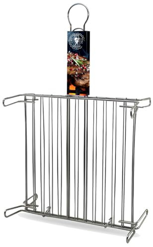 FORNOR 11269 Grille Double en Acier avec Pieds 45 x 45 cm