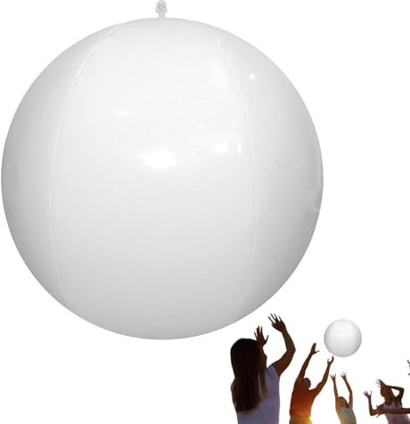 Stronrive Balón De Playa LED Que Brilla En La Oscuridad, Bola De Playa Hinchable con Luces De 16 Colores, Juguetes Hinchables para Piscina con Luces LED, Juegos De Playa para Adultos Y Niños