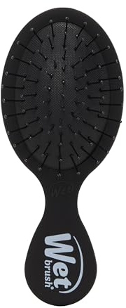 Wet Brush Mini Detangler Hair Brush, Black Frost, Detangling Travel Hairbrush, Ultra-Soft IntelliFlex Bristles Glide Through Tangles with Ease, Pain-Free, All Hair Types