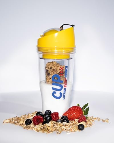 Cupixx Müslibecher to go Cereal Cup (Gelb)