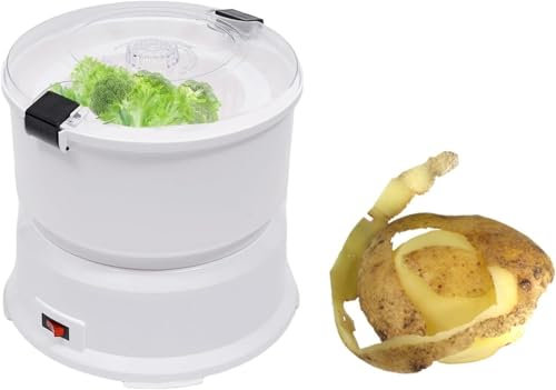 Pelador de Patatas eléctrico de 85 W, automático, de Acero Inoxidable, para Cocina.