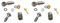 Kayfg 2X Banjo D'Insertion de Raccord de Tuyau Hydraulique de Vélo pour Pièces D'Accessoires de Vélo MT4/MT6/MT8