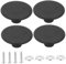 Replacement Handles for Pots and Pans, 4Pcs Bakelite Anti-Scald & Heat Resistant Detachable Pot Handles Replacement Crock Pot Lid Handle, Lid Handle